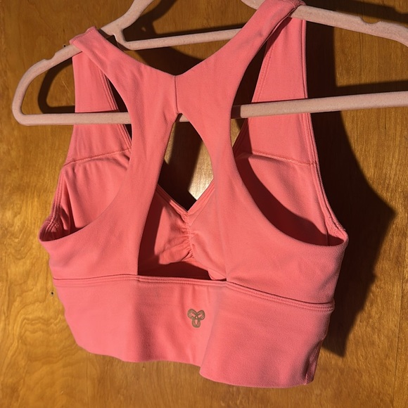 Golden Women’s Butter Volley Sports Bra Top in Bright Pink - Picture 2 of 4